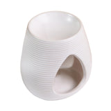 Maxbell Essential Oil Burner Gift Decoration Oil Diffuser for Wedding Bathroom Porch White