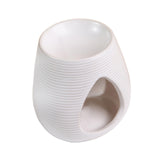 Maxbell Essential Oil Burner Gift Decoration Oil Diffuser for Wedding Bathroom Porch White