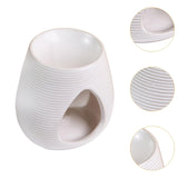 Maxbell Essential Oil Burner Gift Decoration Oil Diffuser for Wedding Bathroom Porch White