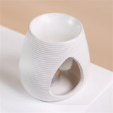 Maxbell Essential Oil Burner Gift Decoration Oil Diffuser for Wedding Bathroom Porch White
