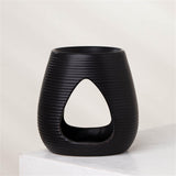 Maxbell Essential Oil Burner Gift Decoration Oil Diffuser for Wedding Bathroom Porch Black