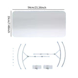 Maxbell Air Conditioner Vent Deflector Hotel Cuttable Air Deflector Anti Direct Blow