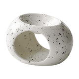 Maxbell Tealight Candle Holder Aroma Melt Warmer Indoor Ceramic Essential Oil Burner Black White