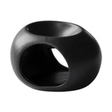 Maxbell Tealight Candle Holder Aroma Melt Warmer Indoor Ceramic Essential Oil Burner Black