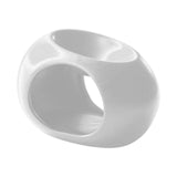 Maxbell Tealight Candle Holder Aroma Melt Warmer Indoor Ceramic Essential Oil Burner White