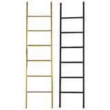Maxbell Blanket Ladder Towel Ladder Stand Towel Holder for Bedroom Living Room Black