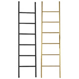 Maxbell Blanket Ladder Towel Ladder Stand Towel Holder for Bedroom Living Room Black