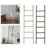 Maxbell Blanket Ladder Towel Ladder Stand Towel Holder for Bedroom Living Room Black