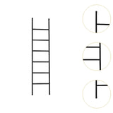 Maxbell Blanket Ladder Towel Ladder Stand Towel Holder for Bedroom Living Room Black