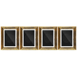 Maxbell 4Pcs Refrigerator Magnetic Photo Frame Picture Frame for Office Bedroom Home
