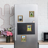 Maxbell 4Pcs Refrigerator Magnetic Photo Frame Picture Frame for Office Bedroom Home