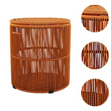 Maxbell Handwoven Laundry Basket Dirty Clothes Basket for Living Room Towels Camping
