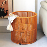 Maxbell Handwoven Laundry Basket Dirty Clothes Basket for Living Room Towels Camping