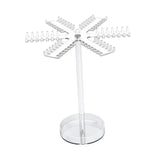 Maxbell Acrylic Necklace Holder Rotating Necklace Organizer for Bedroom Dorm Counter