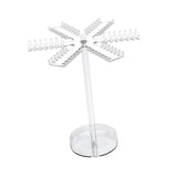 Maxbell Acrylic Necklace Holder Rotating Necklace Organizer for Bedroom Dorm Counter