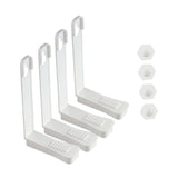 Maxbell 4x Bed Sheet Holder Clips Fixer Gift Bed Sheet Fasteners for Corner for Home