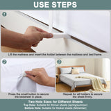 Maxbell 4x Bed Sheet Holder Clips Fixer Gift Bed Sheet Fasteners for Corner for Home