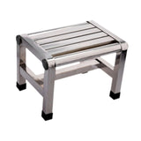 Maxbell Shoe Changing Stool Household Metal Step Stool for Bathroom Apartment Senior 28.5cmx20.7cmx20.5cm