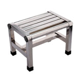Maxbell Shoe Changing Stool Household Metal Step Stool for Bathroom Apartment Senior 28.5cmx20.7cmx20.5cm