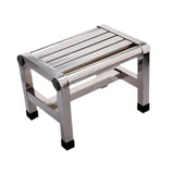 Maxbell Shoe Changing Stool Household Metal Step Stool for Bathroom Apartment Senior 28.5cmx20.7cmx20.5cm