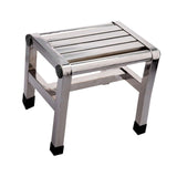 Maxbell Shoe Changing Stool Household Metal Step Stool for Bathroom Apartment Senior 31cmx21.6cmx31cm