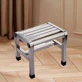 Maxbell Shoe Changing Stool Household Metal Step Stool for Bathroom Apartment Senior 31cmx21.6cmx31cm