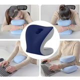 Maxbell Office Chair Neck Support Ergonomic Chair Rest Pillow Versatile Neck Cushion Navy