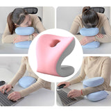 Maxbell Office Chair Neck Support Ergonomic Chair Rest Pillow Versatile Neck Cushion Pink