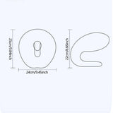 Maxbell Office Chair Neck Support Ergonomic Chair Rest Pillow Versatile Neck Cushion Pink