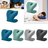 Maxbell Neck Support for Office Chair Washable Skin Friendly Breathable Neck Cushion Blue Green