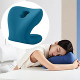 Maxbell Neck Support for Office Chair Washable Skin Friendly Breathable Neck Cushion Blue Green