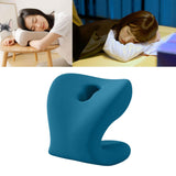 Maxbell Neck Support for Office Chair Washable Skin Friendly Breathable Neck Cushion Blue Green