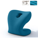 Maxbell Neck Support for Office Chair Washable Skin Friendly Breathable Neck Cushion Blue Green