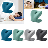 Maxbell Neck Support for Office Chair Washable Skin Friendly Breathable Neck Cushion Blue Green