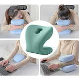 Maxbell Neck Support for Office Chair Washable Skin Friendly Breathable Neck Cushion Green