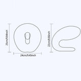 Maxbell Neck Support for Office Chair Washable Skin Friendly Breathable Neck Cushion Light Gray