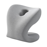 Maxbell Neck Support for Office Chair Washable Skin Friendly Breathable Neck Cushion Light Gray
