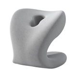 Maxbell Neck Support for Office Chair Washable Skin Friendly Breathable Neck Cushion Light Gray