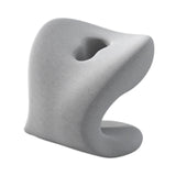 Maxbell Neck Support for Office Chair Washable Skin Friendly Breathable Neck Cushion Light Gray