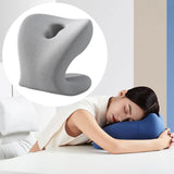 Maxbell Neck Support for Office Chair Washable Skin Friendly Breathable Neck Cushion Light Gray