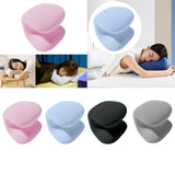 Maxbell Napping Pillow Multipurpose Ergonomic Soft Headrest for Travel Airplane pink