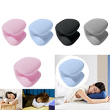 Maxbell Napping Pillow Multipurpose Ergonomic Soft Headrest for Travel Airplane pink