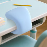 Maxbell Napping Pillow Multipurpose Ergonomic Soft Headrest for Travel Airplane blue