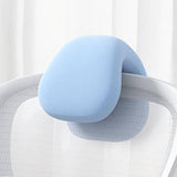 Maxbell Napping Pillow Multipurpose Ergonomic Soft Headrest for Travel Airplane blue
