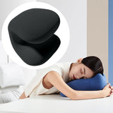 Maxbell Napping Pillow Multipurpose Ergonomic Soft Headrest for Travel Airplane black