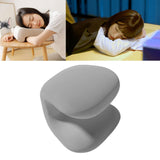 Maxbell Napping Pillow Multipurpose Ergonomic Soft Headrest for Travel Airplane grey