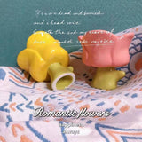 Maxbell Ice Cream Cup Ceramic Small Cute Milkshake Glasses for Milkshakes Milk Salad Red Rose Type