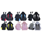 Maxbell Computer Office Chair Slipcovers Breathable Swivel Chair Gaming Chair Covers Black Red