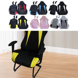 Maxbell Computer Office Chair Slipcovers Breathable Swivel Chair Gaming Chair Covers Black Red