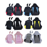 Maxbell Computer Office Chair Slipcovers Breathable Swivel Chair Gaming Chair Covers Black Red